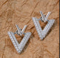 Vermira AV Shape Earrings Set