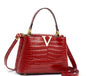 Vermira Leather V Shape   Monogram  Purse